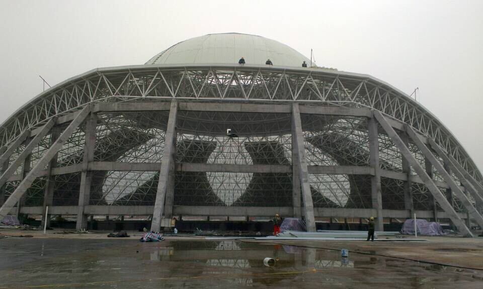 双辽温泉馆网架工程